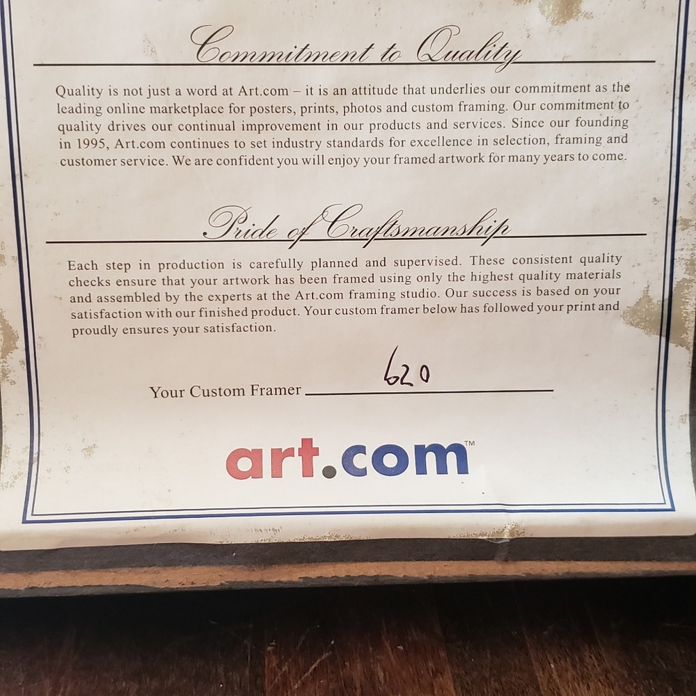 Beach theme picture with frame